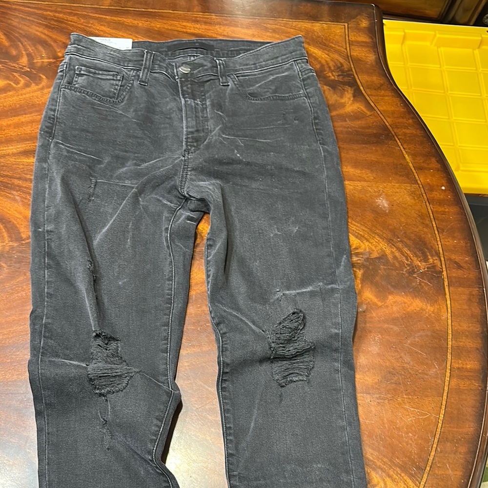 Joe's Jeans Black Distressed Women's Jeans - Picture 1 of 6